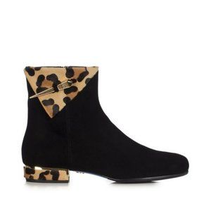 LoriBlu suede + leopard boots